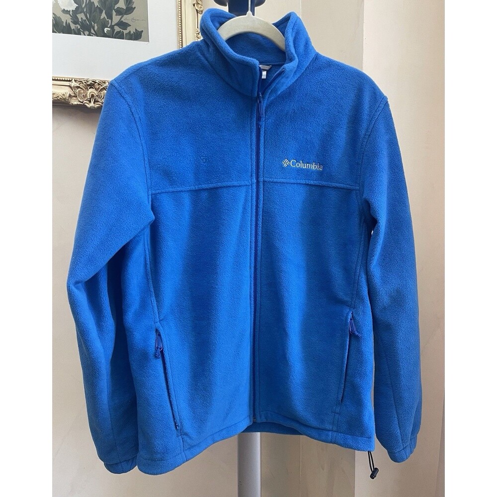Columbia Steens Mountain 2.0 Full Zip Fleece Jacket Blue Mens Size M WM3220